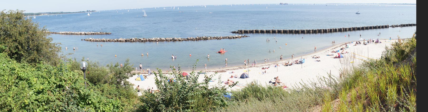 Ostseestrand mit Dünen bei Kiel